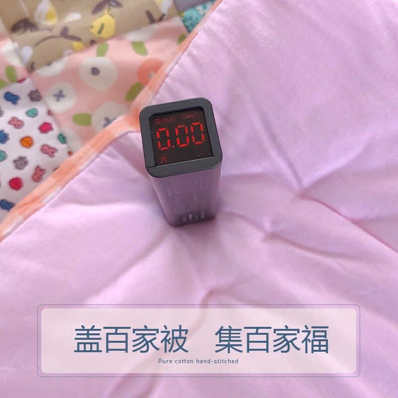 花百家被成品手工拼布幼儿园褥新生婴儿宝宝儿童四季百福被子