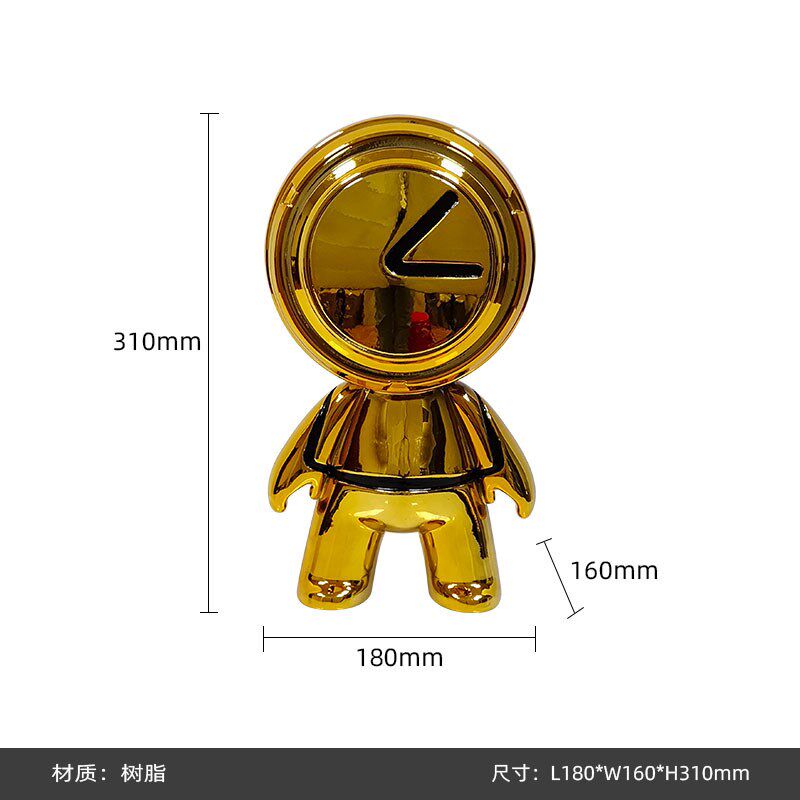 售楼处卡通抽象雕塑人物摆件现代样板间书房客厅软装艺术装置摆设