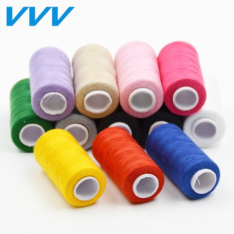 VVV盒装12色手工缝纫线家居缝补手工DYI缝纫针线居家针线套装