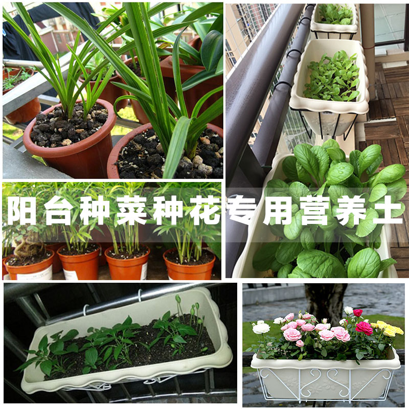 营养土阳台种菜土通用型土壤养花泥土家庭种植土有机肥蔬菜营养土