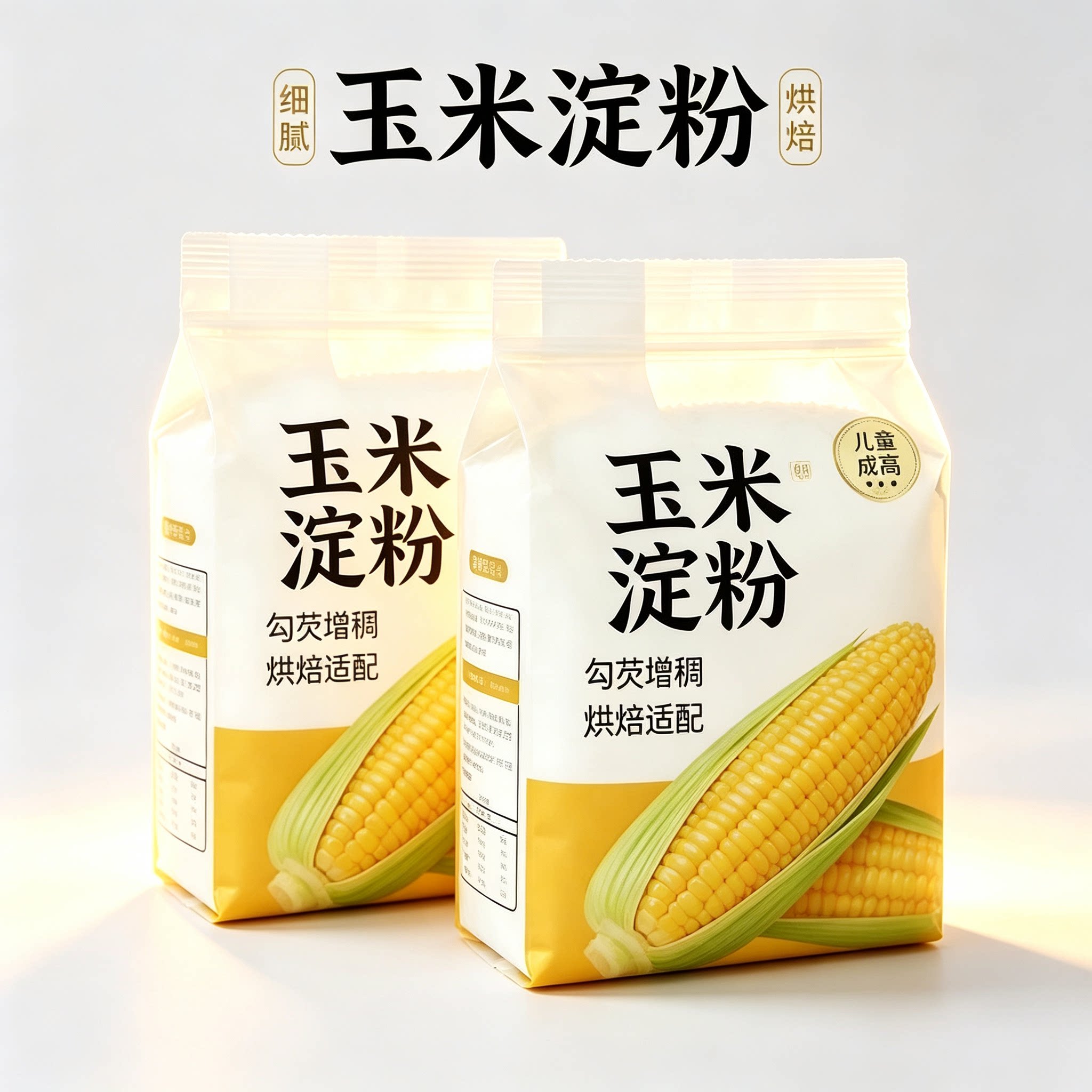 推荐食用玉米淀粉纯一级生粉家用烘焙专用婴儿辅食营养健康食品