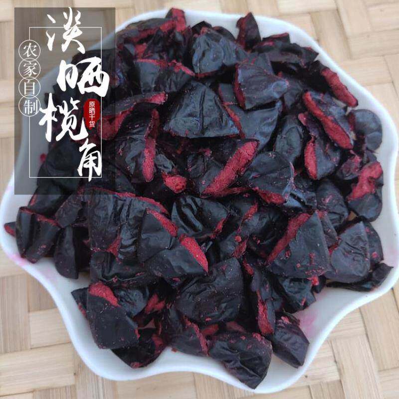 榄角干新鲜乌榄角干黑橄榄角干广西特产油榄角淡咸下饭菜即食罐装