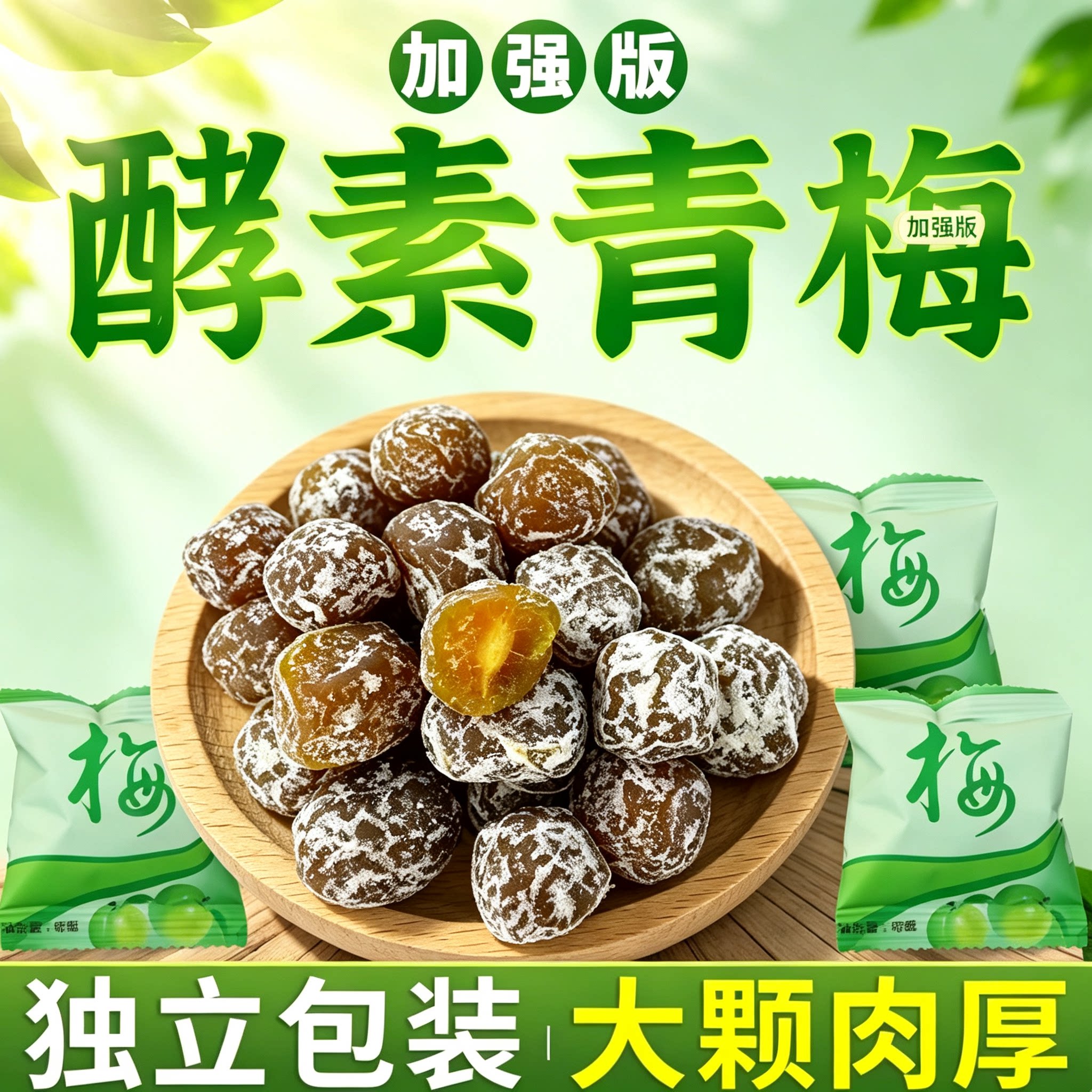 正品酵素青梅加强版大随便果方便清道夫so身解馋小零食低热量