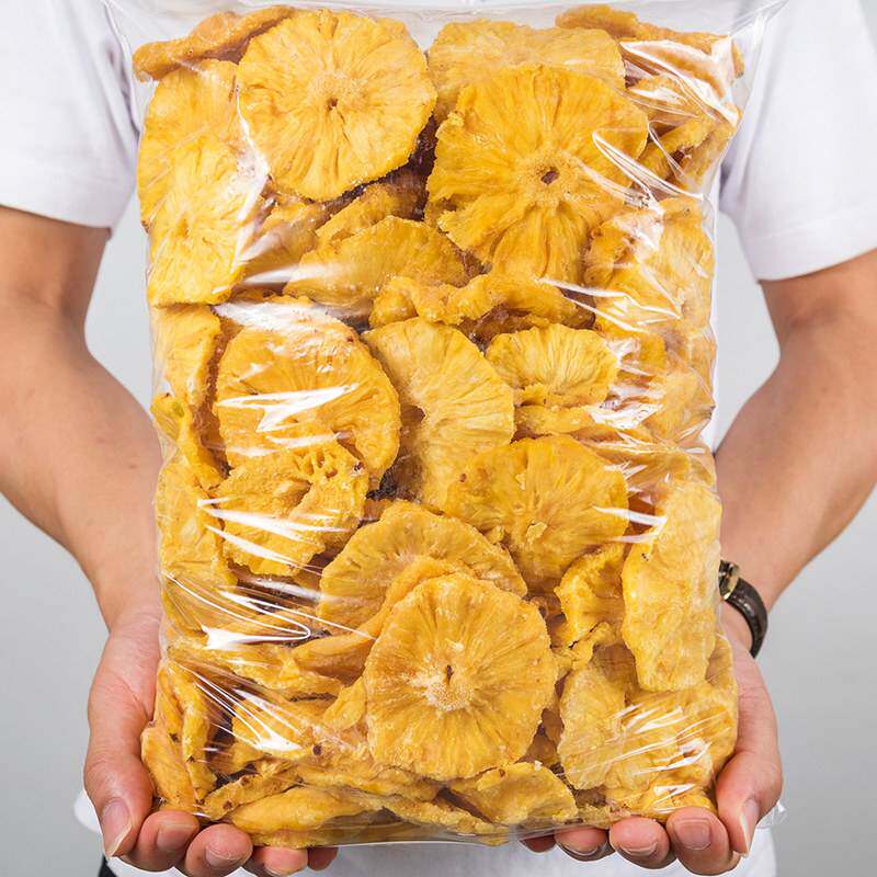 泰国风味 菠萝干500g一斤大袋凤梨干水果干果脯蜜饯休闲零食包