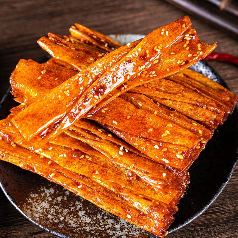 湖南旋风豆卷童年美味豆皮豆制品香辣大辣片解馋网红休闲小零食