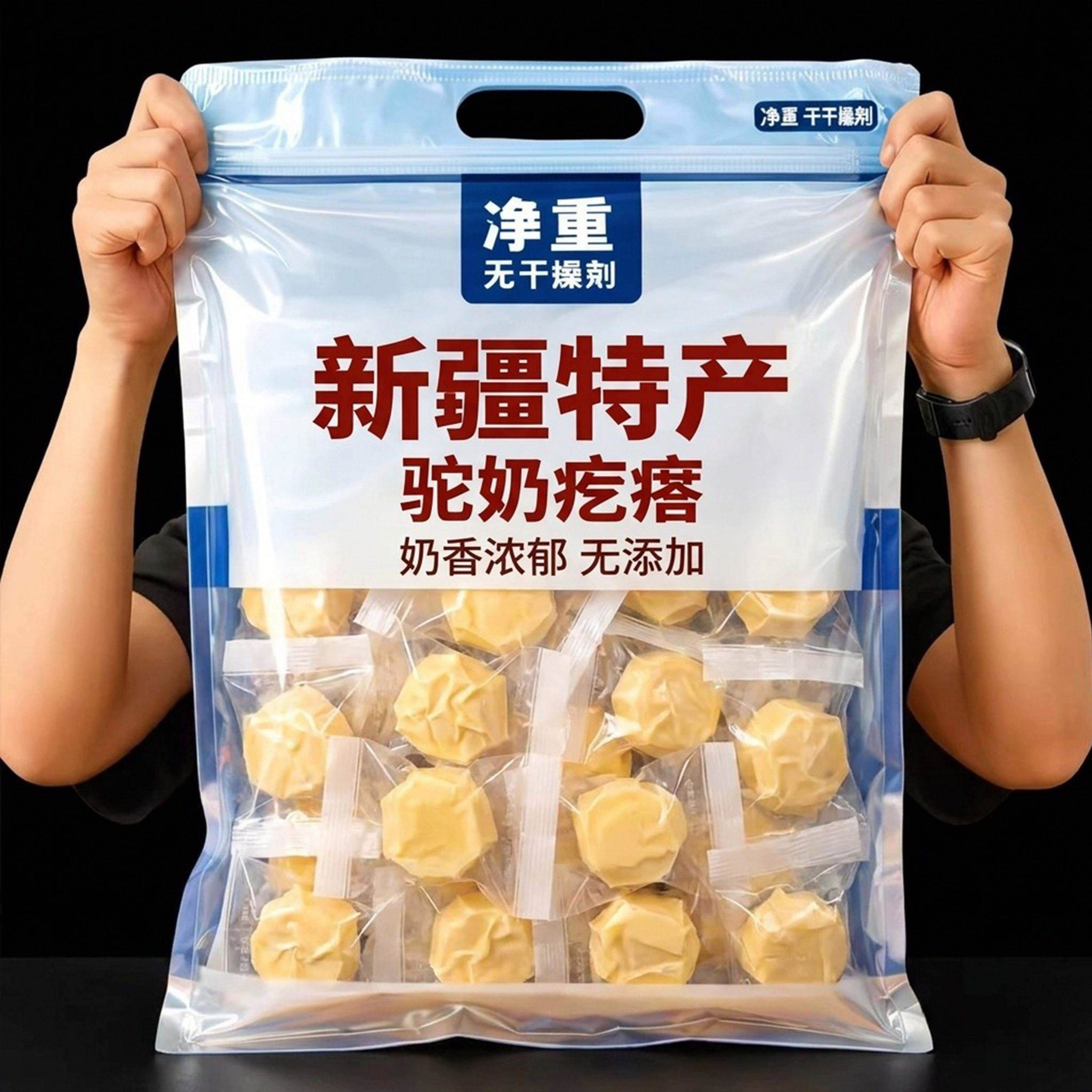 驼奶疙瘩新疆特奶酪独立包装营养休闲蛋白质羹糊健康零食