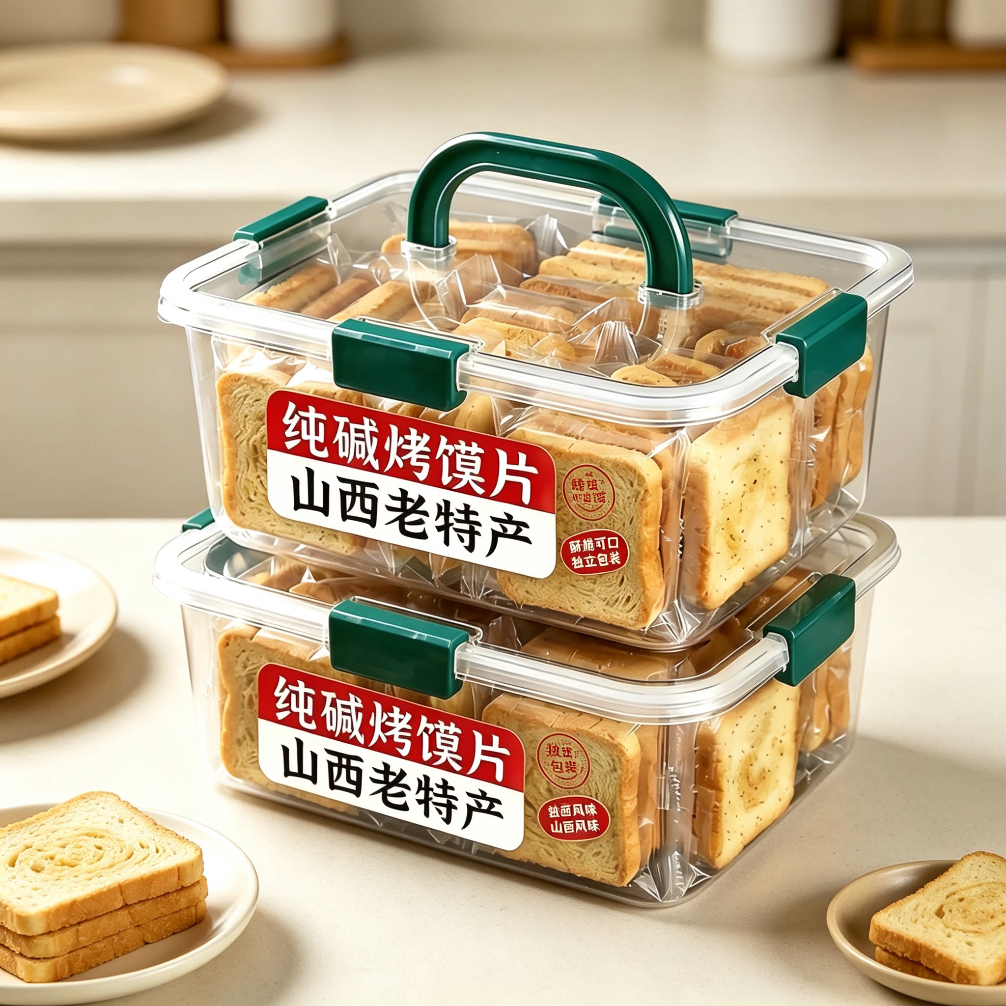 正宗纯碱烤馍片独立包装养胃原味无添加烤馒头早餐代餐休闲小零食