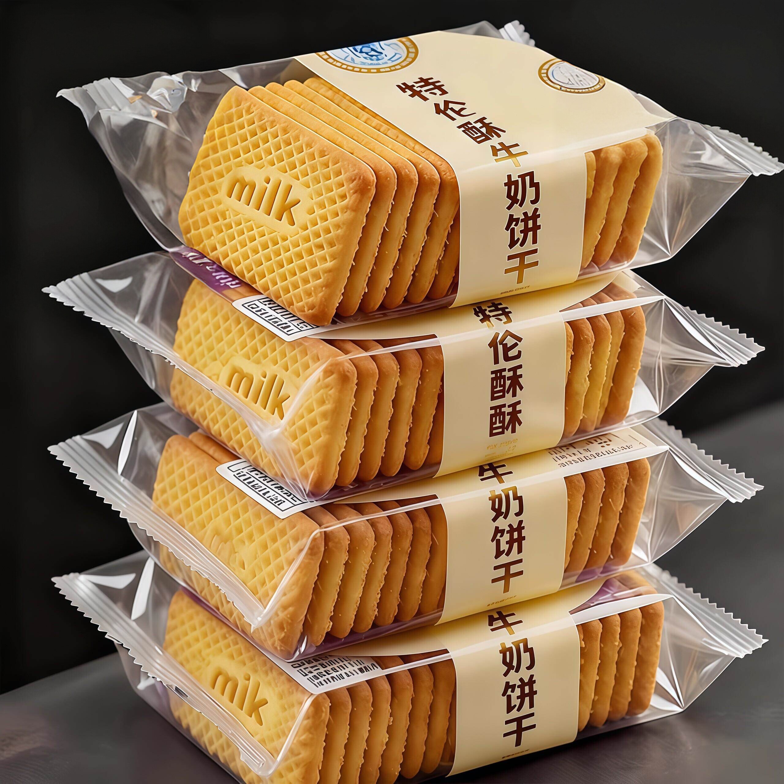 牛奶饼干特浓特伦酥单独小包装老式高钙儿童整箱早餐代餐健康零食