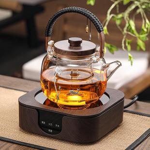 玻璃煮茶壶电陶炉煮茶器泡茶烧水壶茶具白茶家用全自动蒸汽煮茶炉
