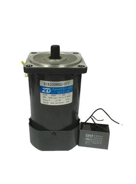 220V 200W调速马达6IK200RGU-CFT带端子箱全自动穿头机专用