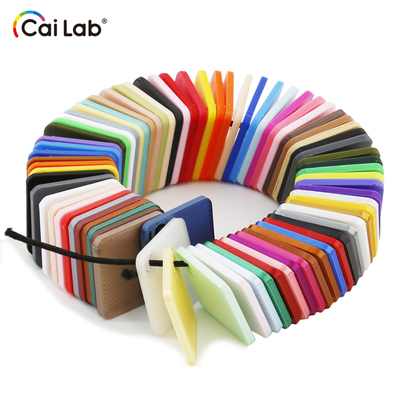 彩多屋3D打印耗材色卡 实物标准版 PLA/PETG 140片色装 FDM打印机配色参考