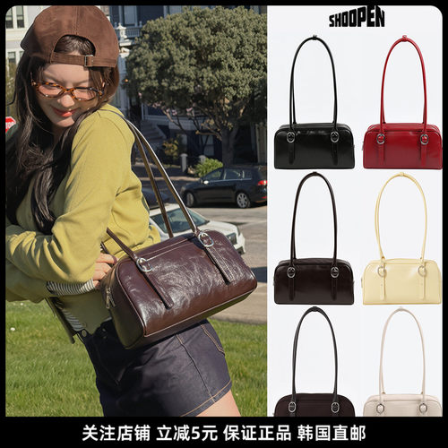 韩国直邮小众设计感波士顿女包