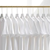 打底衫 短袖 吸汗透气夏季 体恤衫 T恤100%纯棉2025新款 纯色男女同款