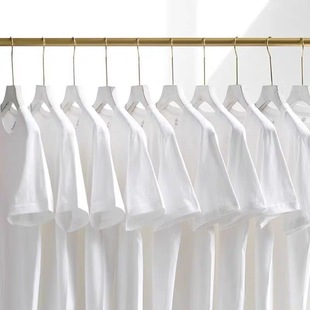 T恤100%纯棉2025新款 打底衫 纯色男女同款 体恤衫 吸汗透气夏季 短袖