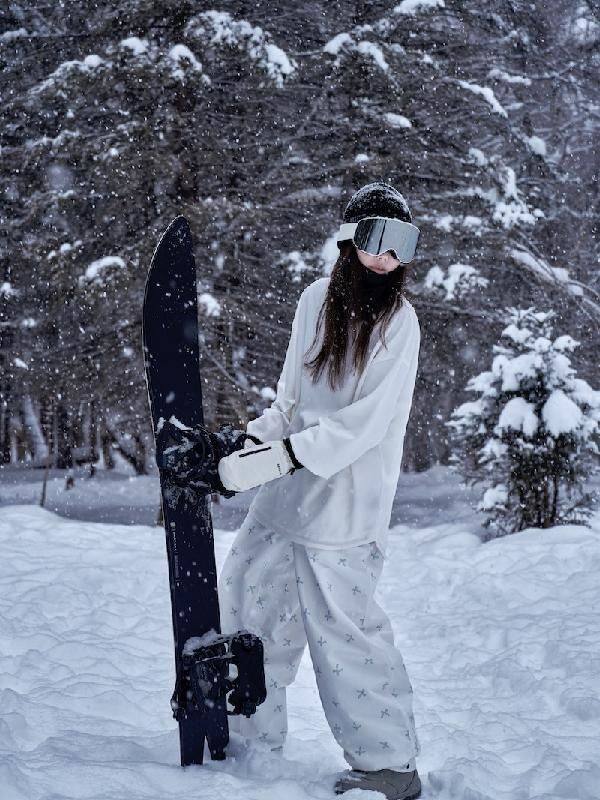 美式加绒保暖防风防水滑雪裤