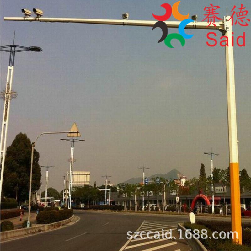 监控立杆3米4米5米6米8米定制监控立杆小区校园通用枪机球机支架/