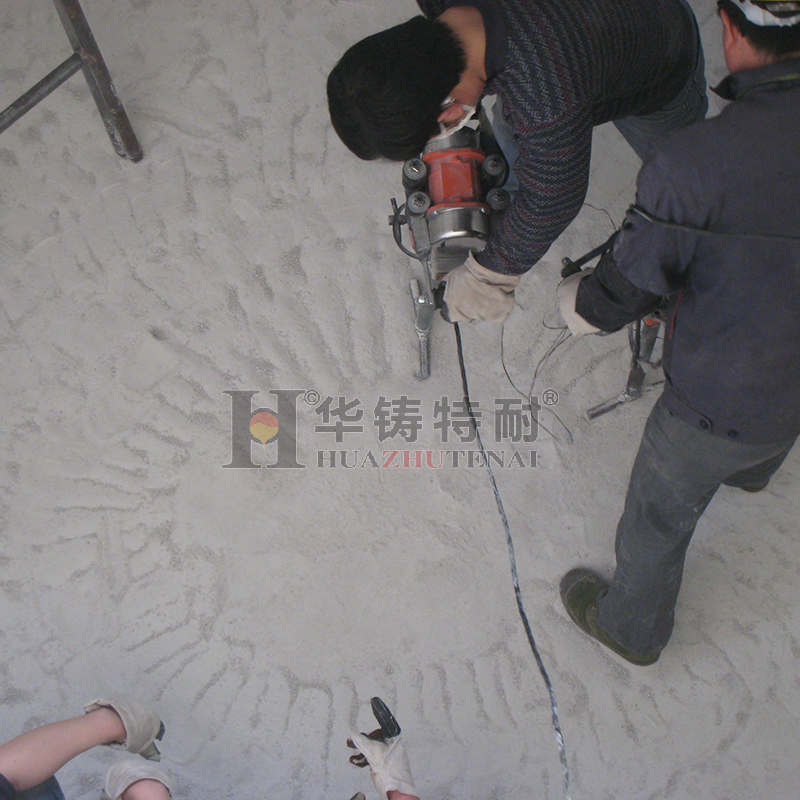 刚玉质中性炉衬干振料 精密铸造不锈钢高性能炉衬打炉料华铸特耐