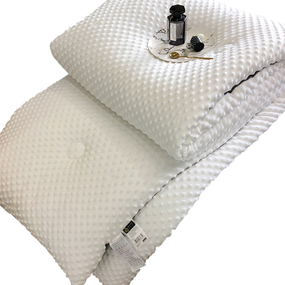 豆豆绒按摩被子冬被加厚保暖棉被冬季大人春秋珊瑚绒被芯四季通用