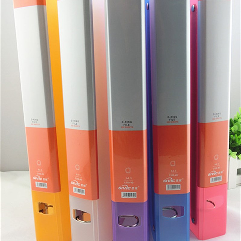 透明文件夹A4多层插页袋磨砂资料夹60页打孔夹80页活页档案夹4孔