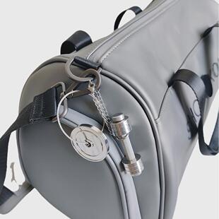 健身挂件25kg不锈钢哑铃片创意迷你揹包挂饰男生礼物