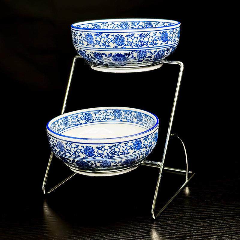 小菜展示盒咸菜碗酒店自助早餐器皿小料台架子火锅调料架商用容器