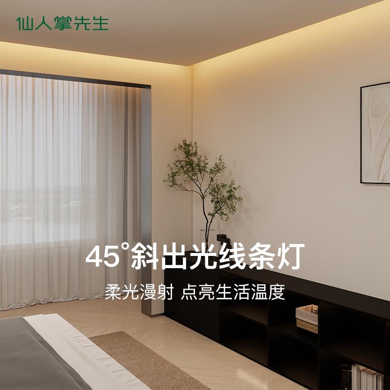 仙人掌先生照明2835灯带led线 线性灯悬吊式天花板窗帘盒洗墙悬浮