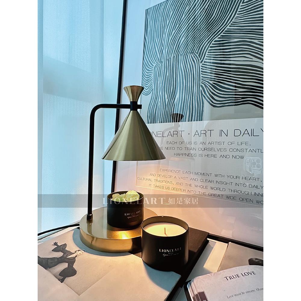 如是中古融蜡灯氛围灯明暗可调床头灯小夜灯无火香薰礼物礼品套盒