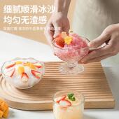 捷安玺手摇刨冰机家用小型手动碎冰机摆摊破冰制冰沙绵绵冰雹冰机