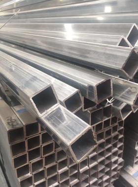 钢材热镀锌方管钢材50*50型材100*100方钢搭棚矩形货架60*120钢带