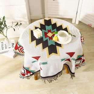 北欧风双面使用桌布四人六人桌布家用茶几布户外露营桌布盖布台布