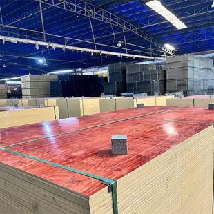 建筑模板木板工地用工程板竹胶板小红板黑板覆膜板松木板木工板