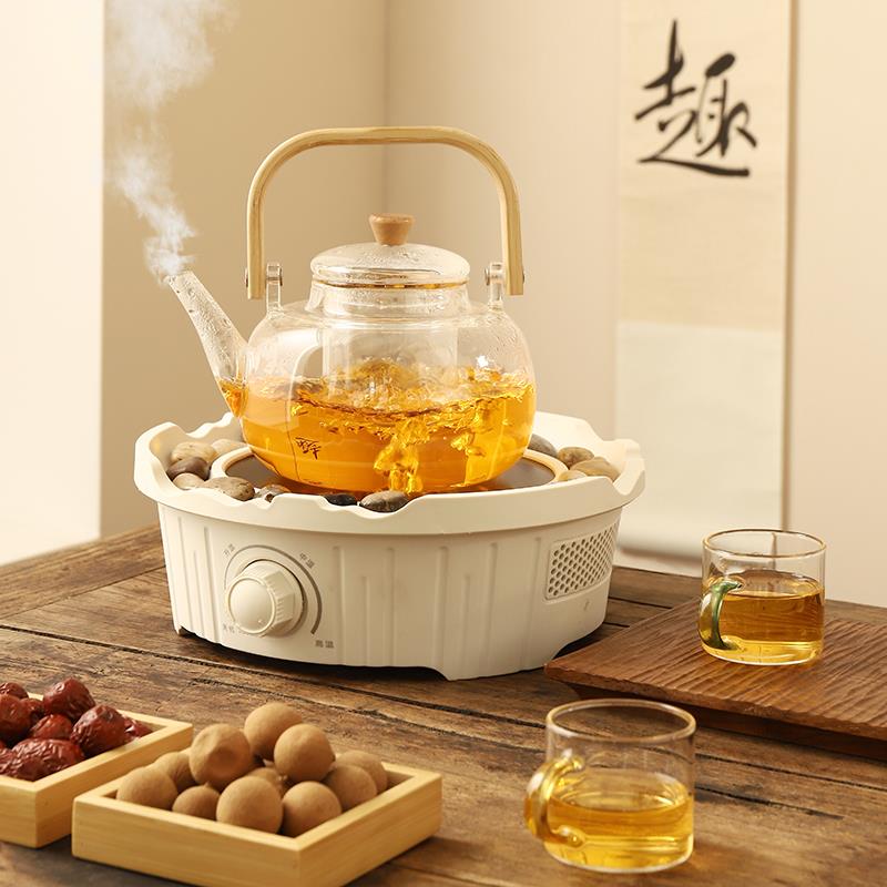 围炉煮茶电陶炉家用室内烤火炉套装全套户外烧烤碳炉子新款打边炉