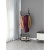 简易衣帽架落地卧室可移动带轮轻奢网红家用收纳客厅多功能挂衣架