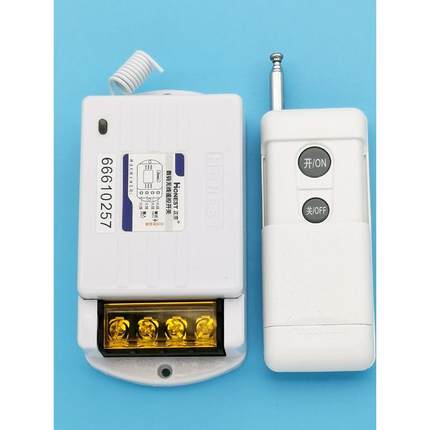 正实380v数码无线遥控开关500w单路控制接触器远距离穿墙水泵电机