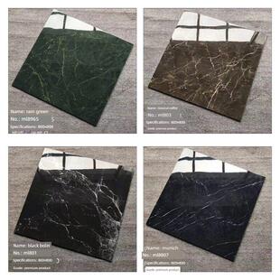 深色客厅地砖800x800雨林绿通体大板瓷砖客厅墙砖防滑耐磨地板砖