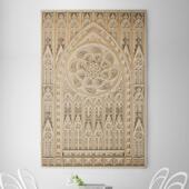 创意墙面家居软装 梯木叠雕 行宫 饰立体工艺术木质北欧壁饰礼品画