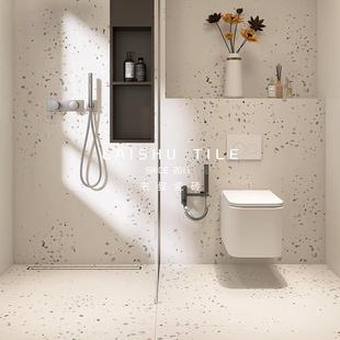 星空水磨石地砖600x1200米色仿石纹 现代简约风浴室地砖