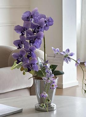 彷真花摆件客厅茶几餐桌桌面装饰品摆设花艺彷真盆栽乔迁新居礼物