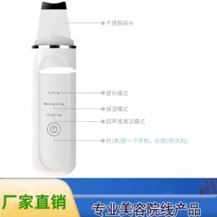 超声波美容仪器家用脸部毛孔清洁器黑头铲皮机导入导出仪院线专用