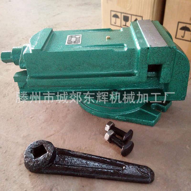 QH100机用平口钳小型4寸台钳台虎钳简易虎钳夹具钻床配附件现货