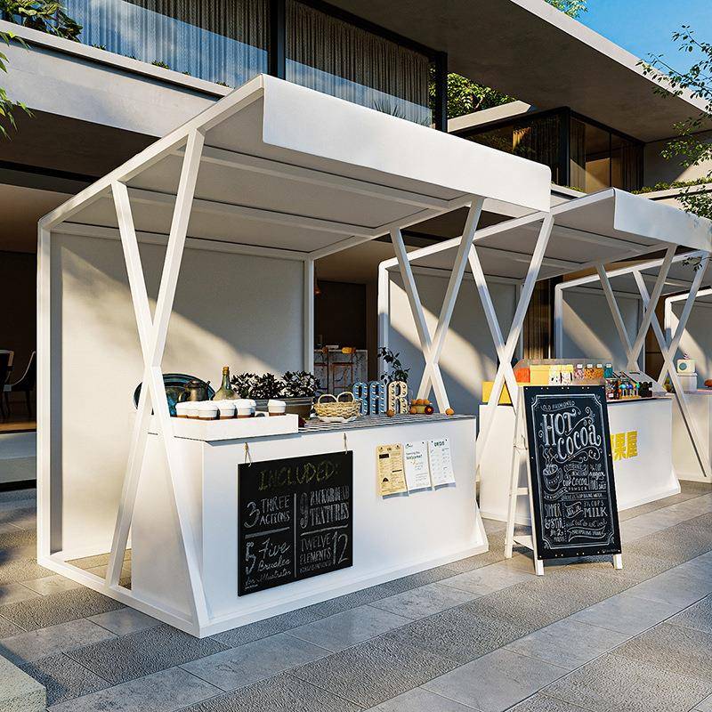 夜市户外大型活动展示小吃摊集市摊位美食街小吃可移动摊位展示架