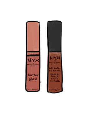 美国nyx唇釉黄油唇蜜镜面水光嘟嘟玻璃唇彩雾面哑光裸色打底小样