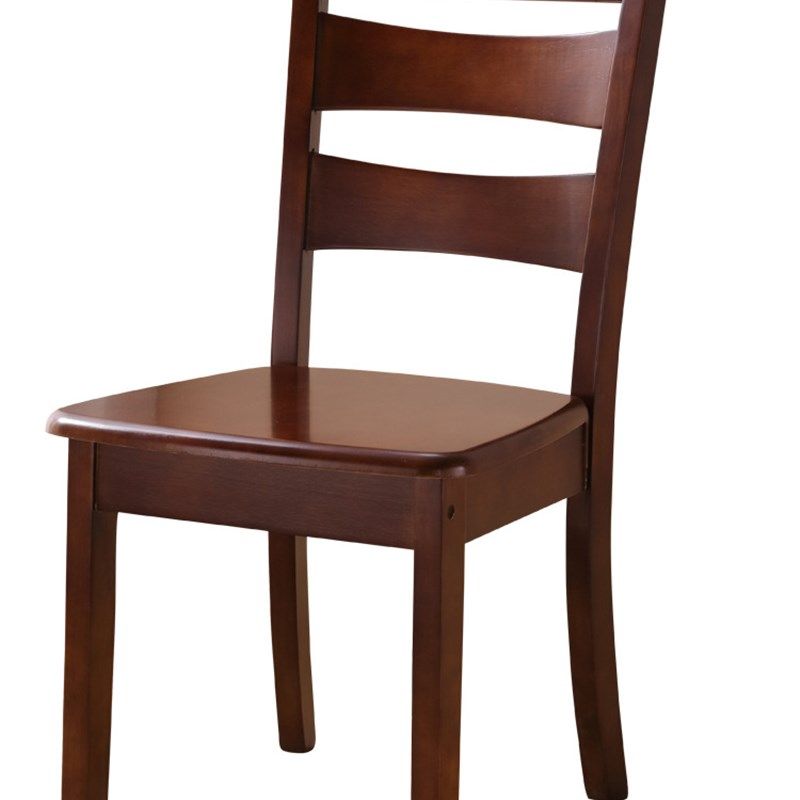 现代简约凳子实木书桌椅全白色餐桌椅靠背椅家用餐椅餐厅木头椅子