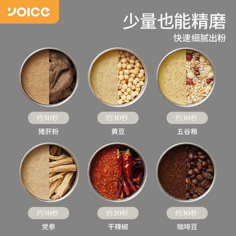 优益小型家用多功能研磨机超细干磨五谷粉碎打粉磨粉机电动打粉机