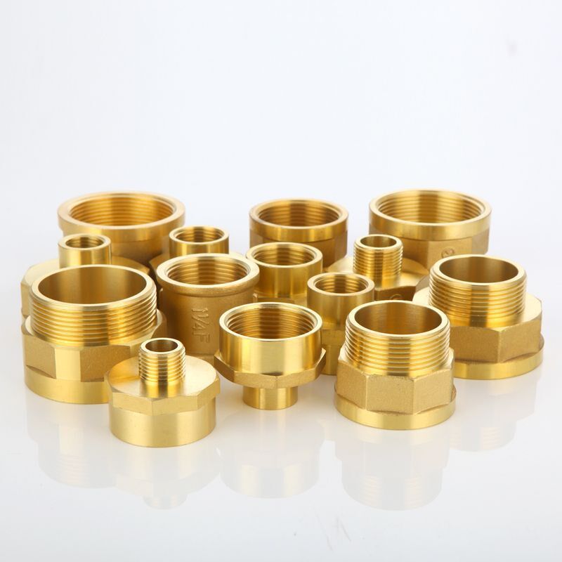 全铜内外丝直接1.2寸1.5寸2寸变4分6分1寸加长变径接头异径铜配件