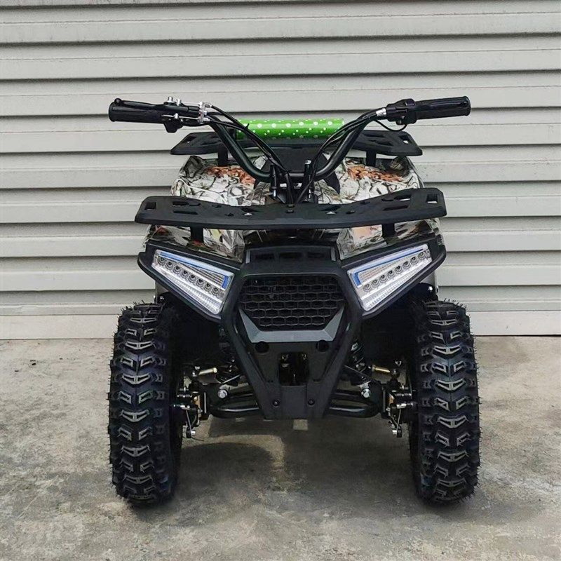 新款厂家直销卧式125cc四轮沙滩越野摩托车ATV山地儿童雪地摩托车