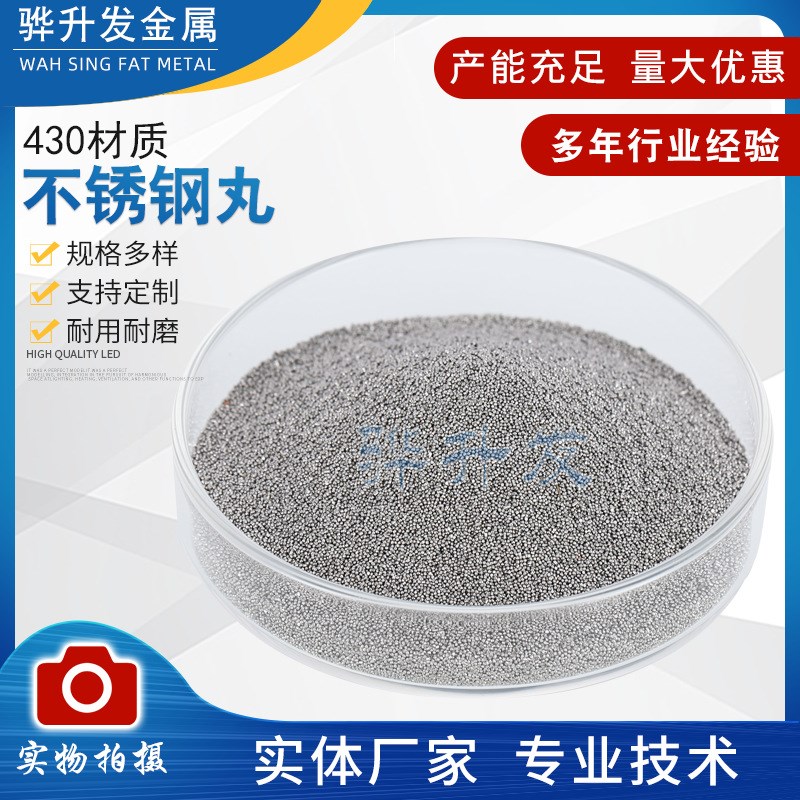 304不锈钢丸金属磨料钢砂抛丸机喷砂配重钢砂铁砂不锈钢切丸