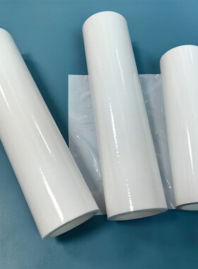 65CM机用粘尘滚筒 白色PE材料 高粘粘尘滚筒 设备用粘尘除尘滚筒