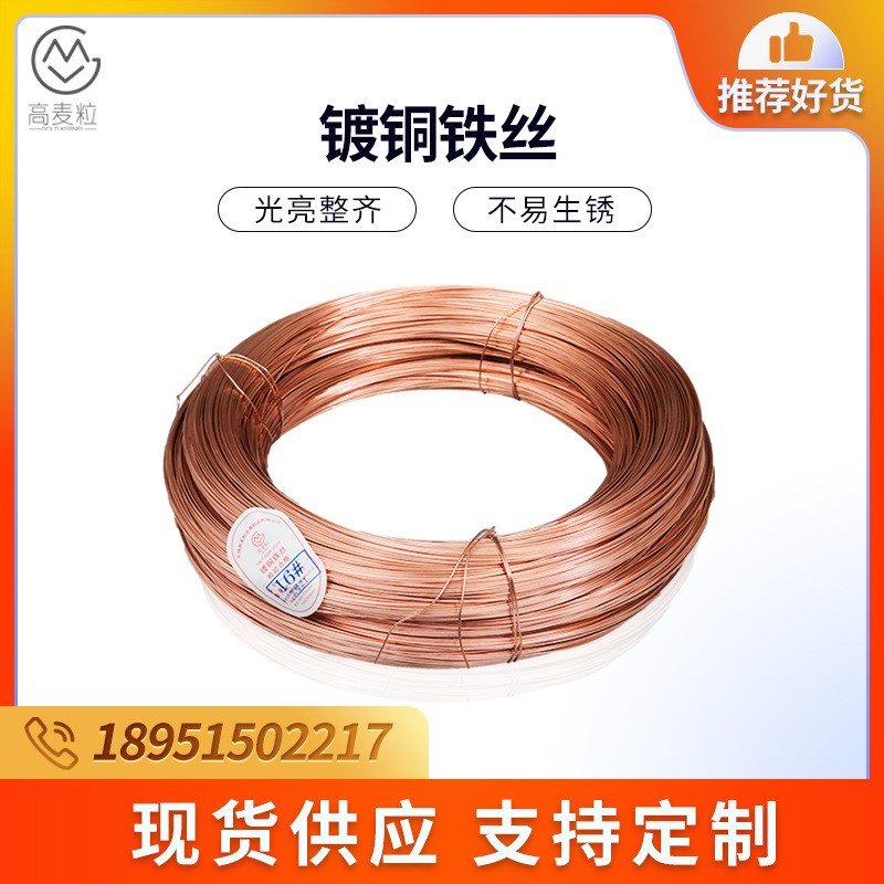 厂家供应镀铜铁丝镀铜电镀热镀冷拔退火黑铁丝建筑捆绑扎丝