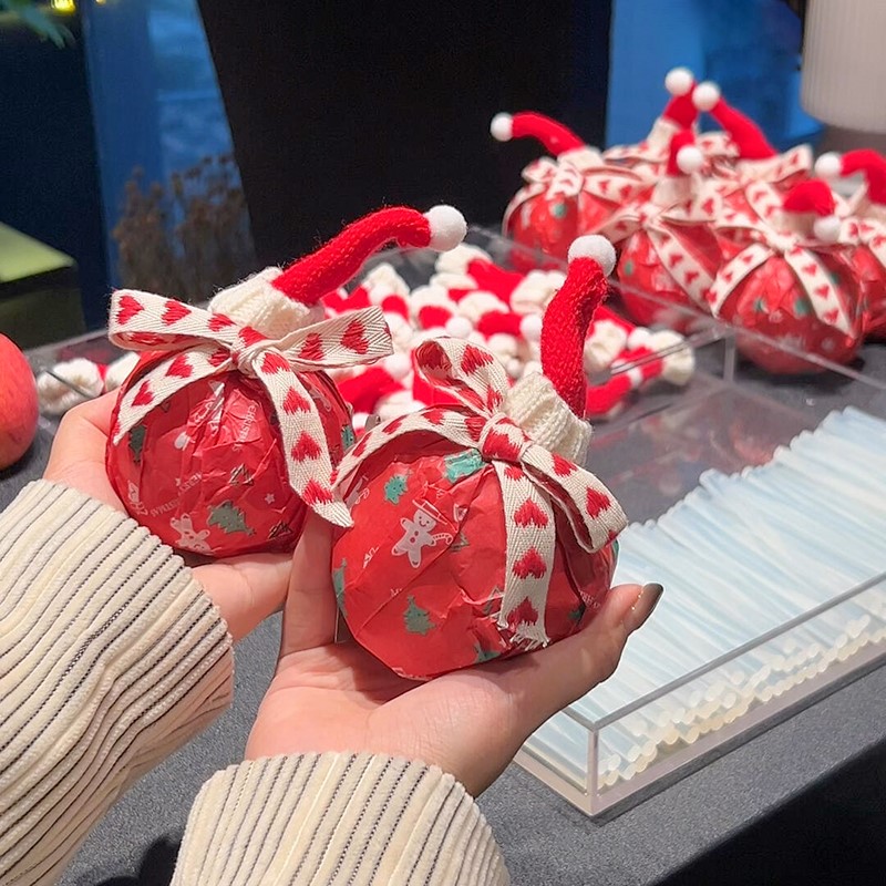 平安夜礼物平安果包装纸手工diy材料包圣诞节氛围感创意礼物朋友